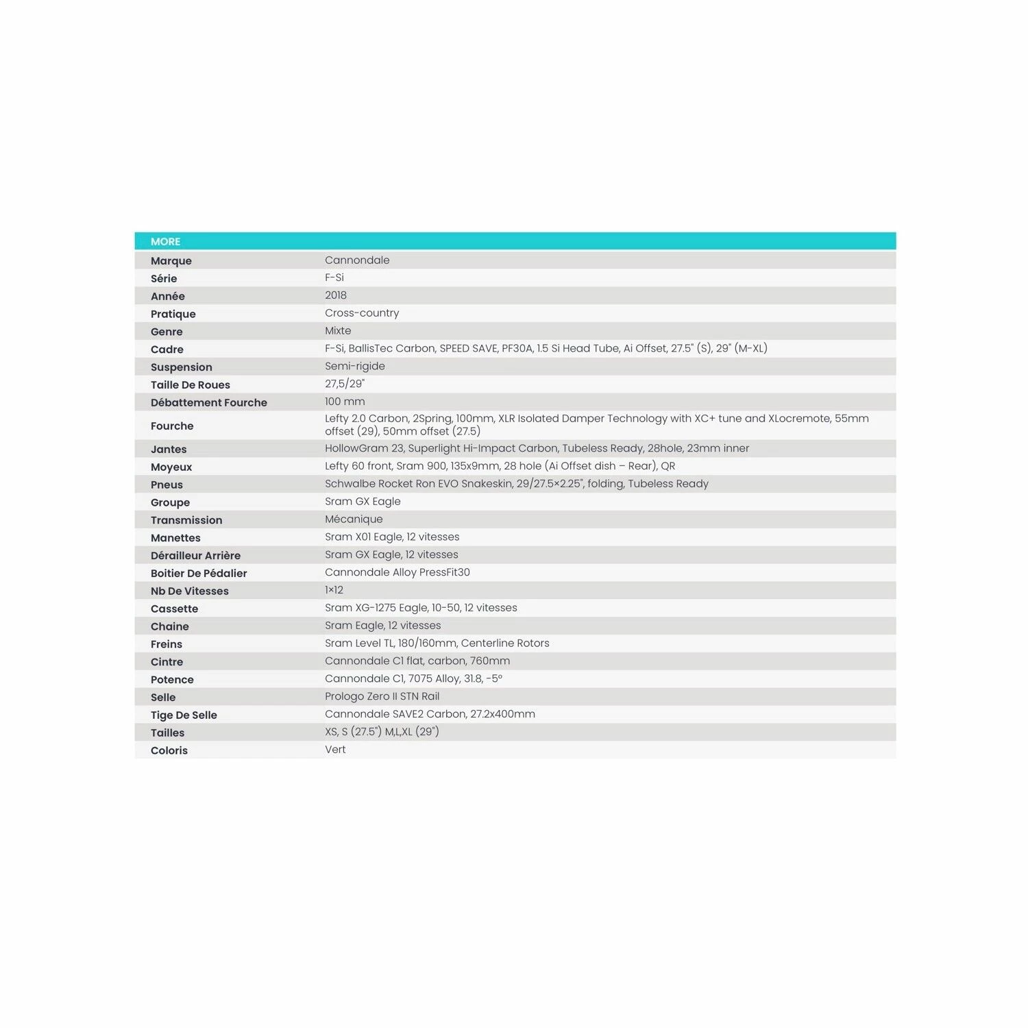 Cannondale Câbles Gaines - L - 29'' 2 Cannondale Câbles Gaines - L - 29'' – Image 2