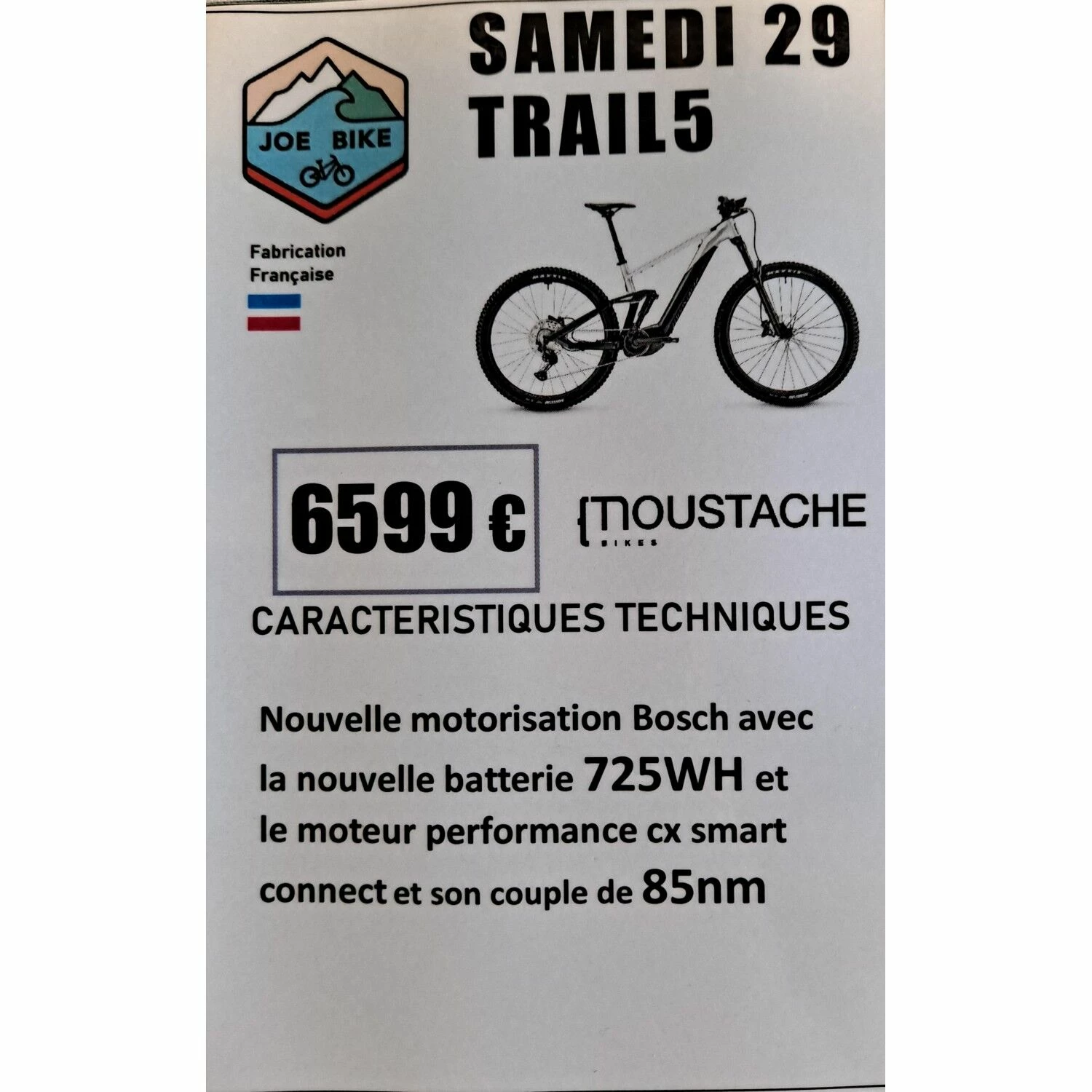 VTT électriques Moustache Bikes - M - 29'' 4 VTT électriques Moustache Bikes - M - 29'' – Image 4